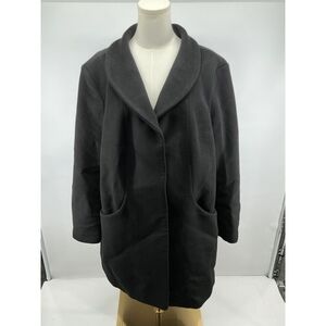 Wool Cashmere Cocoon Coat